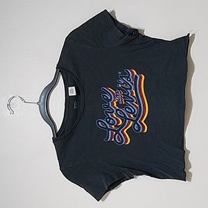 Levi's Vintage 90's Love In Levi's Cropped Short Sleeve Tee